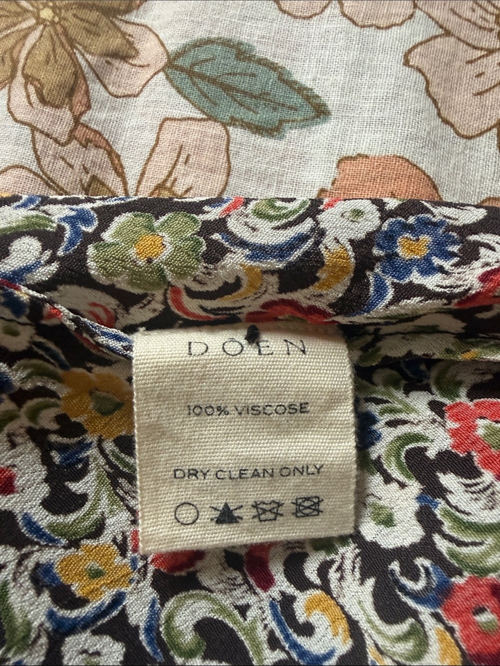 Doen Floral Maxi Dress in Multicolor ditsy print - Picture 6 of 6